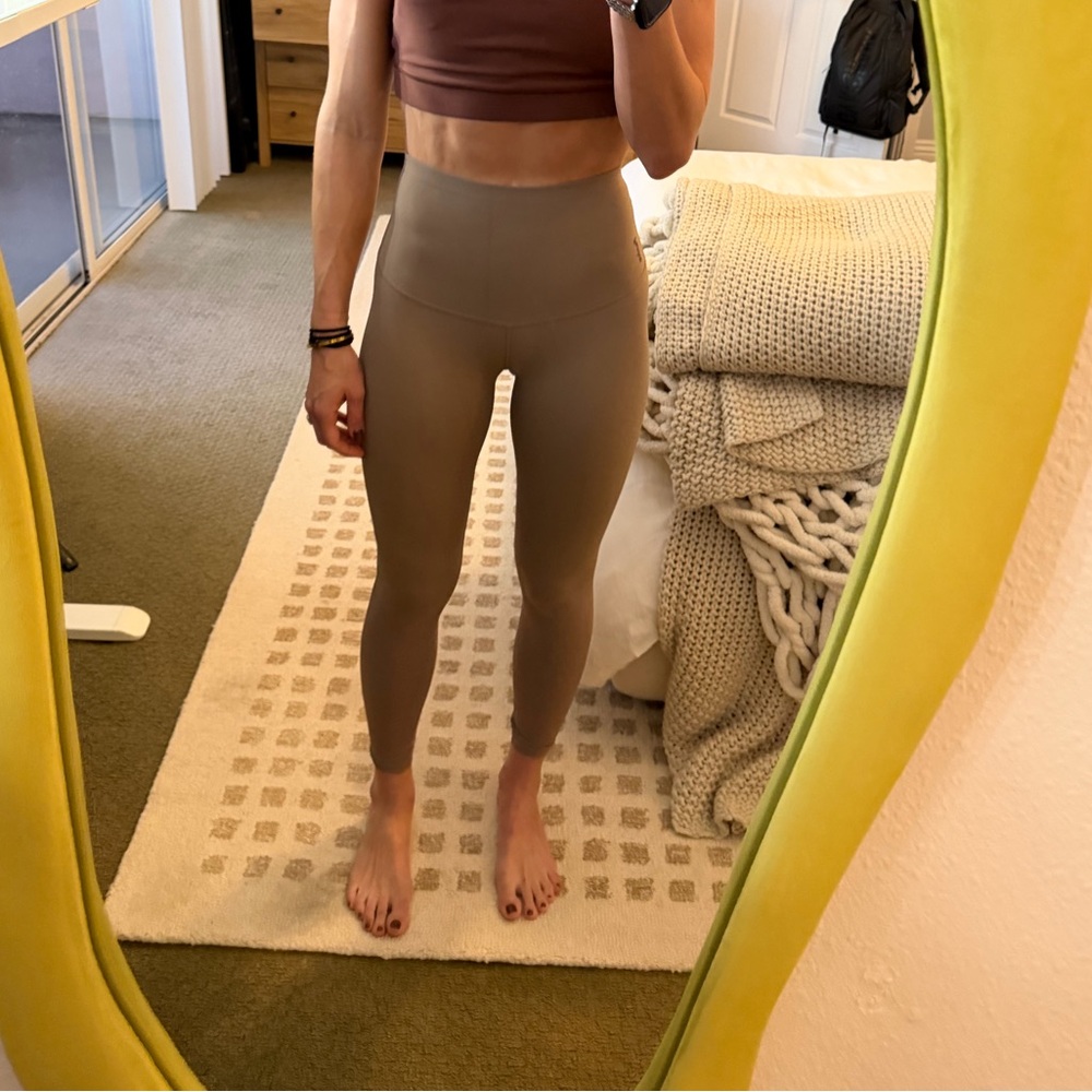 High-Waisted Tan Leggings